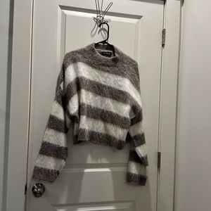 Striped express sweater